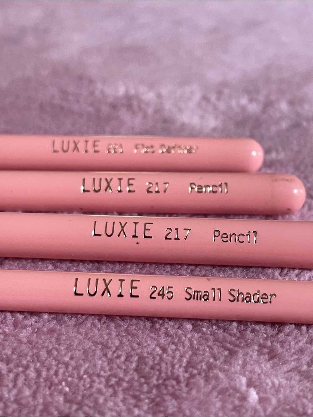 Luxie Eyeconic Eyeshadow Brush Set of 4